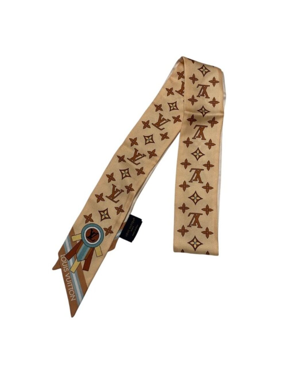 Louis Vuitton Bandeau BB From the Cloud Silk Scarf S Beige Multicolor - Picture 2 of 7